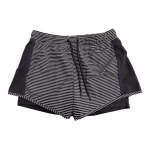 Tangerine womens shorts size small black and white strips